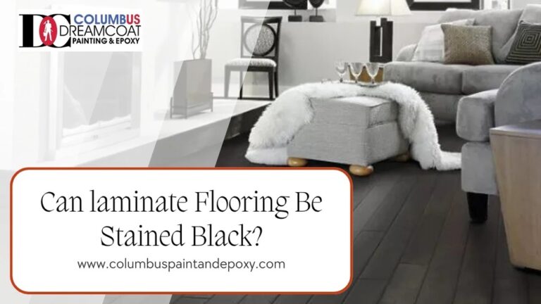 Can Laminate Flooring Be Stained Black
