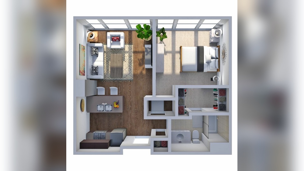 One Bedroom Apartment Floor Plans: Stylish Designs for Modern Living