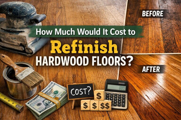 How much would it cost to refinish hardwood floors with a detailed cost breakdown