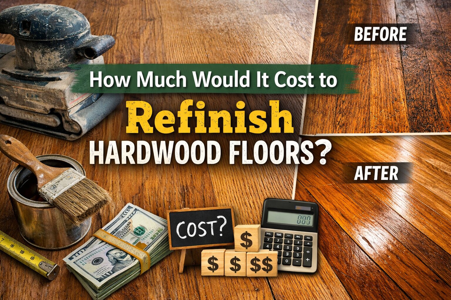 How much would it cost to refinish hardwood floors with a detailed cost breakdown