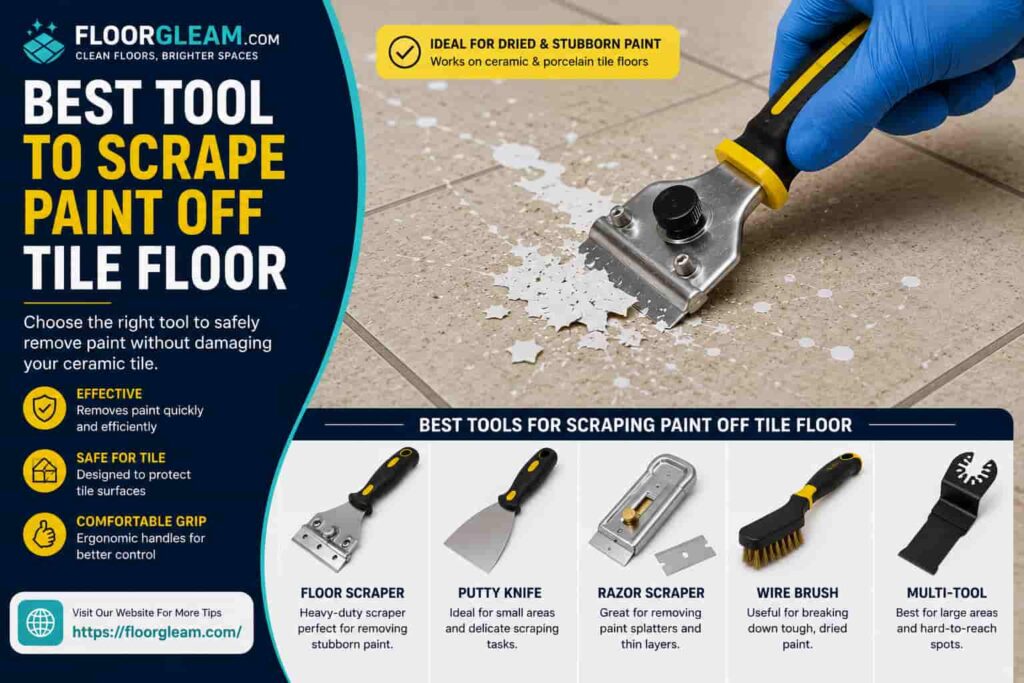 Using a Plastic Scraper for Scratch-Free Paint Removal